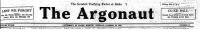 Masthead from Argonaut 1926
