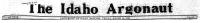 Masthead from Argonaut 1928