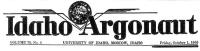 Masthead from Argonaut 1965