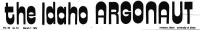Masthead from Argonaut 1974