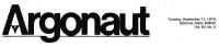 Masthead from Argonaut 1979