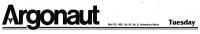 Masthead from Argonaut 1980