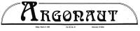 Masthead from Argonaut 1983