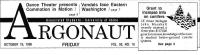 Masthead from Argonaut 1990
