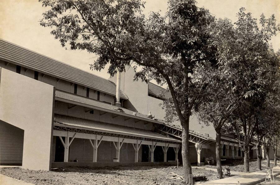 The newly built Agricultural Engineering Building, 1983.