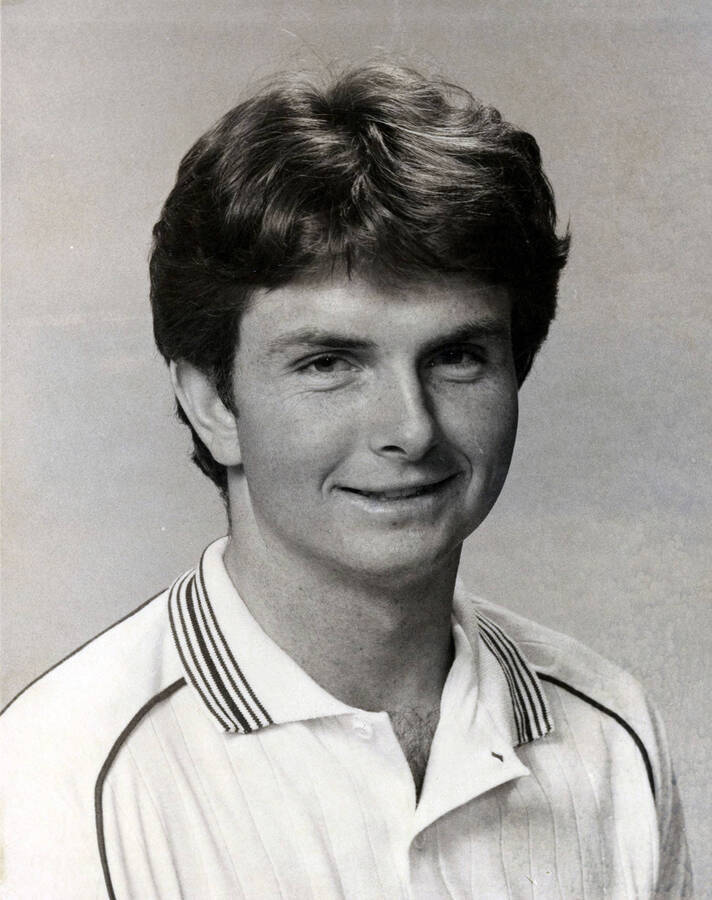 Portrait of Jon Brady, Tennis player, So.