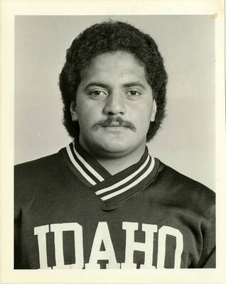 Portrait of Charlie Coffin, NG, wearing an IDAHO shirt.