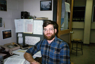 D. Marshall in his office.