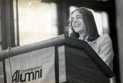 Barbara Morgan, Idaho's astronaut, visits the U of I campus from McCall, Idaho.