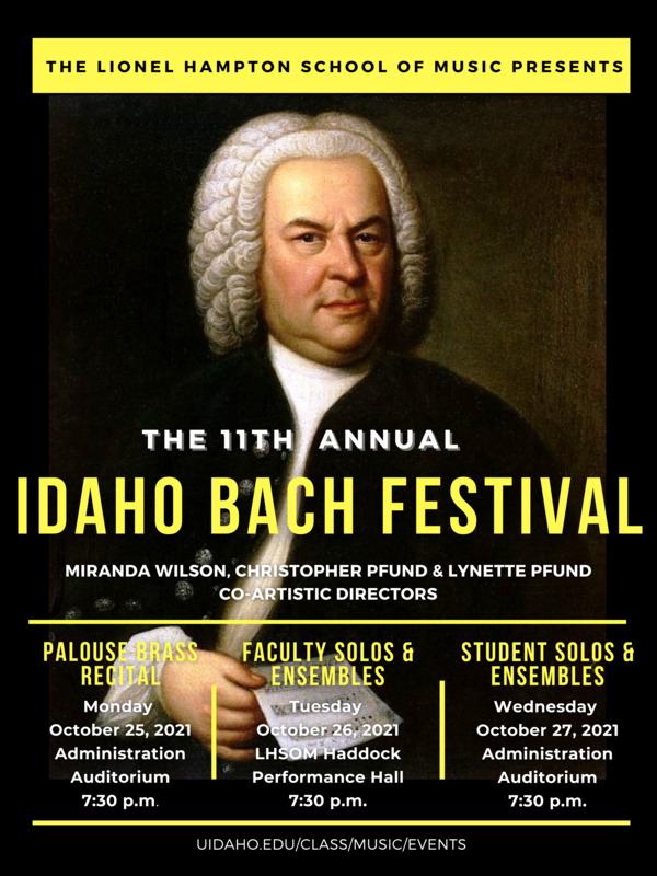 11th Annual Idaho Bach Festival [poster]