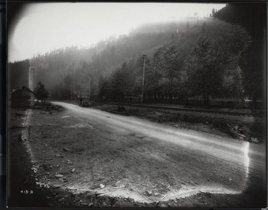 Road east of Wallace, Idaho for Lemieux case