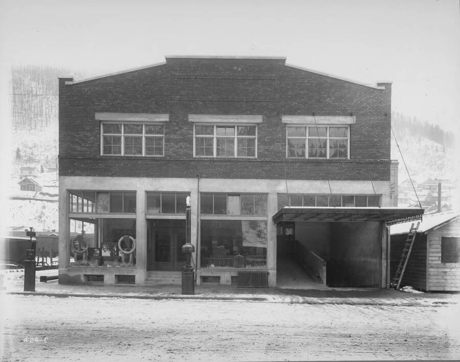 Exterior view of Hendricks Garage.