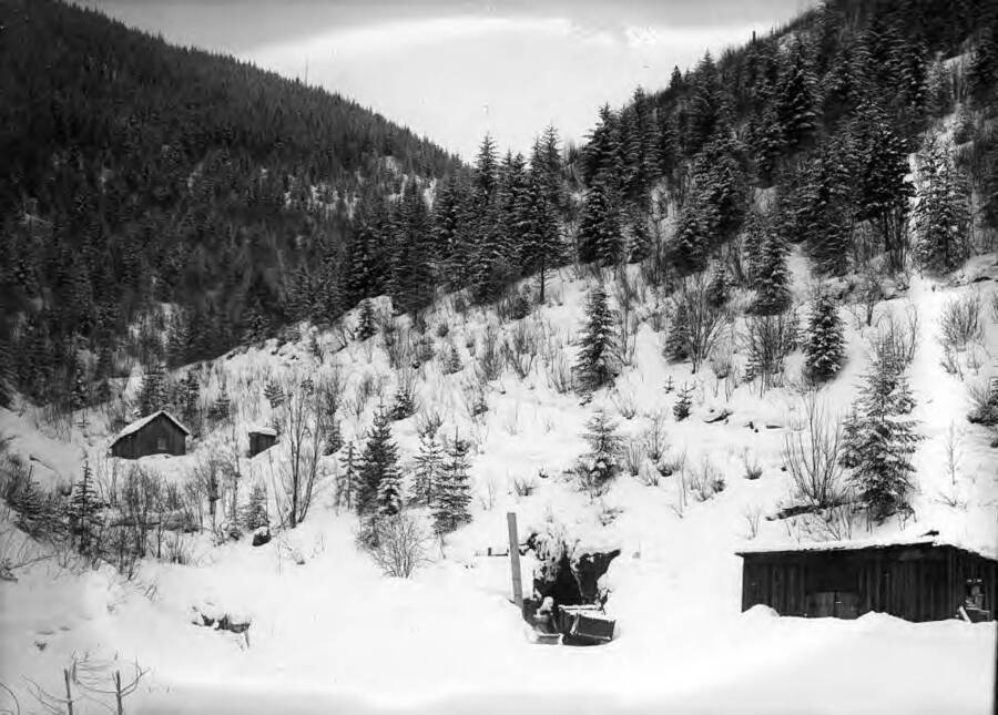 Winter Scene of the mine
