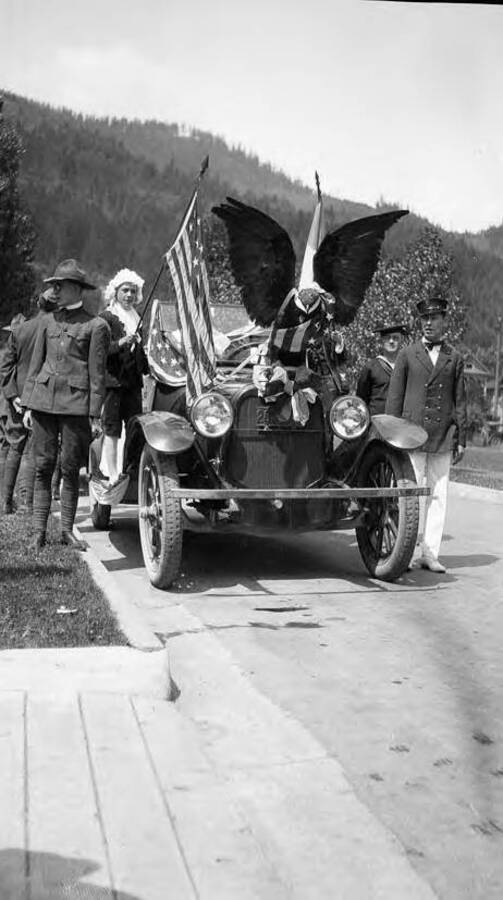 Float for July 4, 1921 parade.