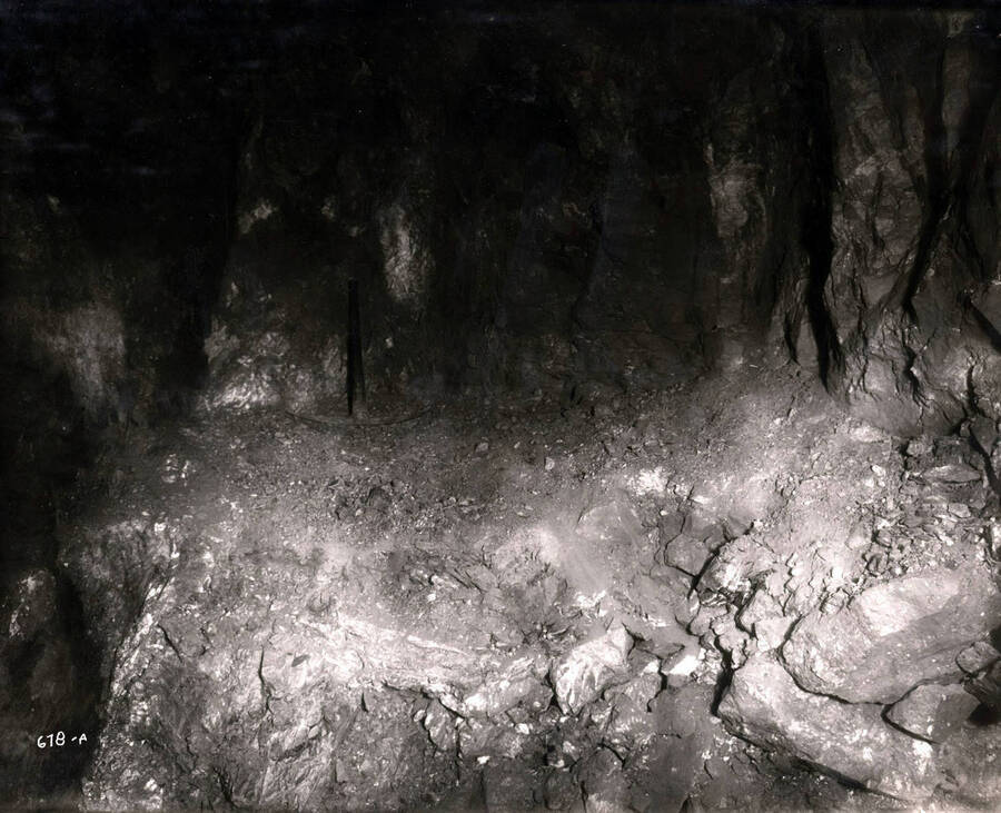 Interior view of the Hecla Mine.