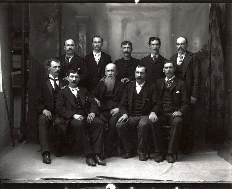 The ten male members of the Webb jury.