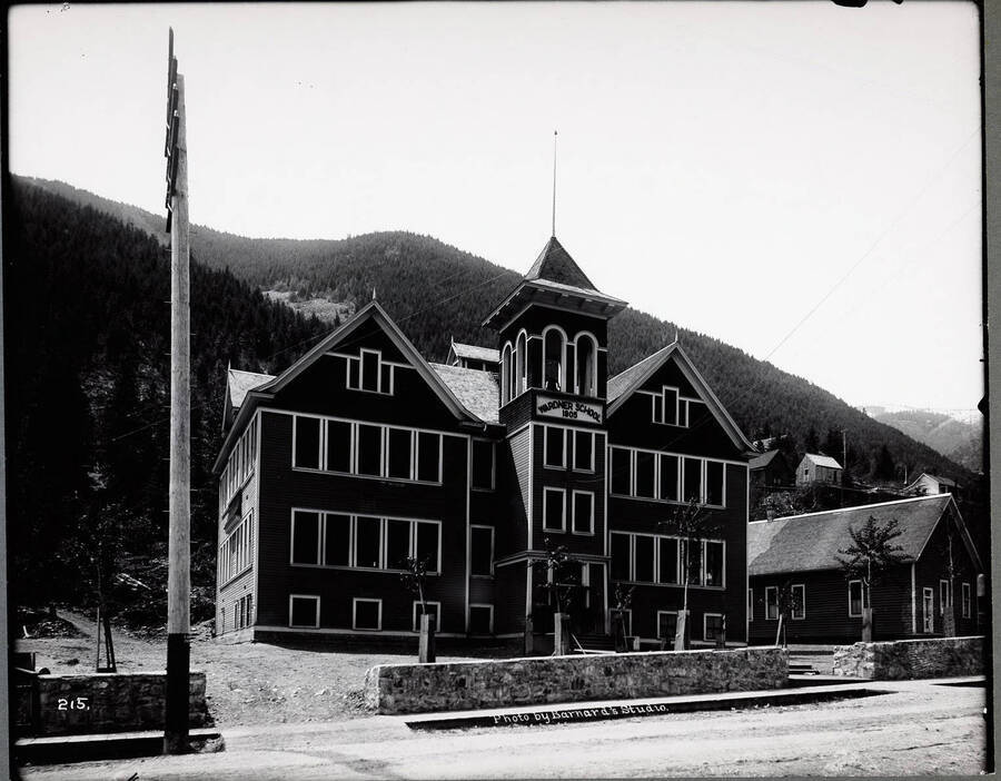 Wardner school, built in 1905.