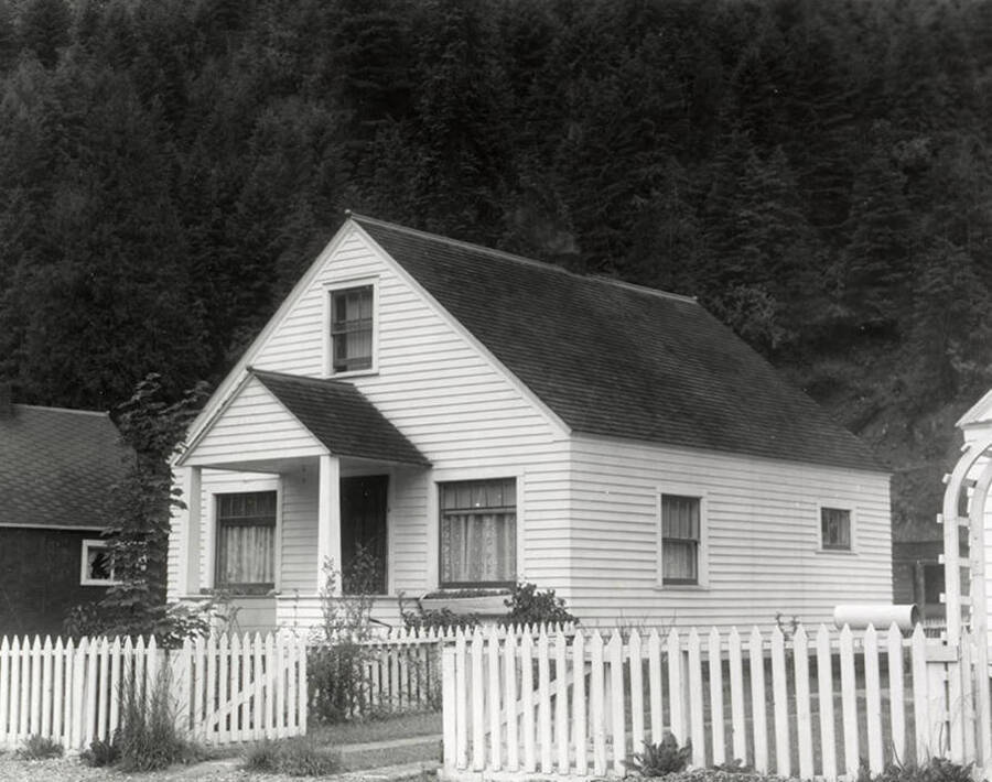 A real estate photograph of a home near Wallace, Idaho, taken for Idaho First National Bank.