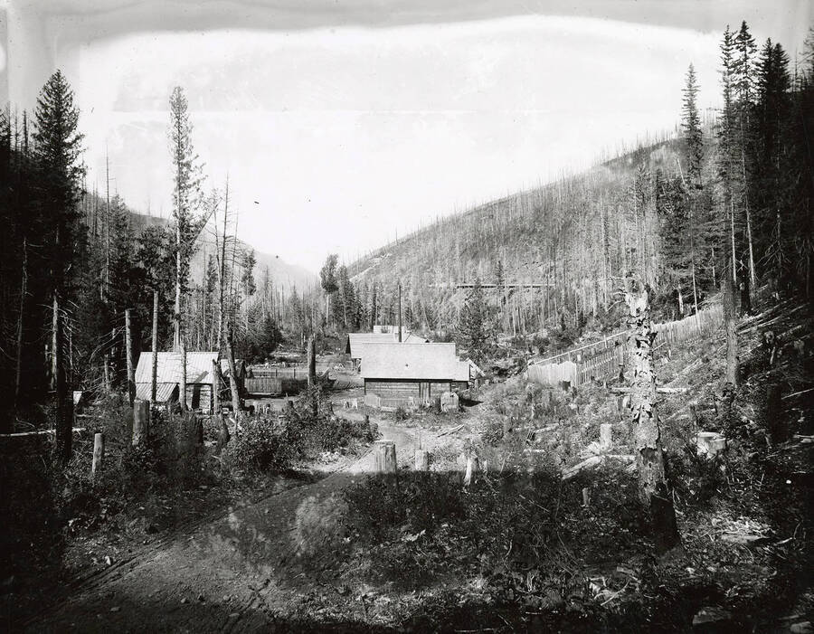 The Sawmill showing Colter ditch, which is located on the north side of the Coeur d'Alene Mining District.