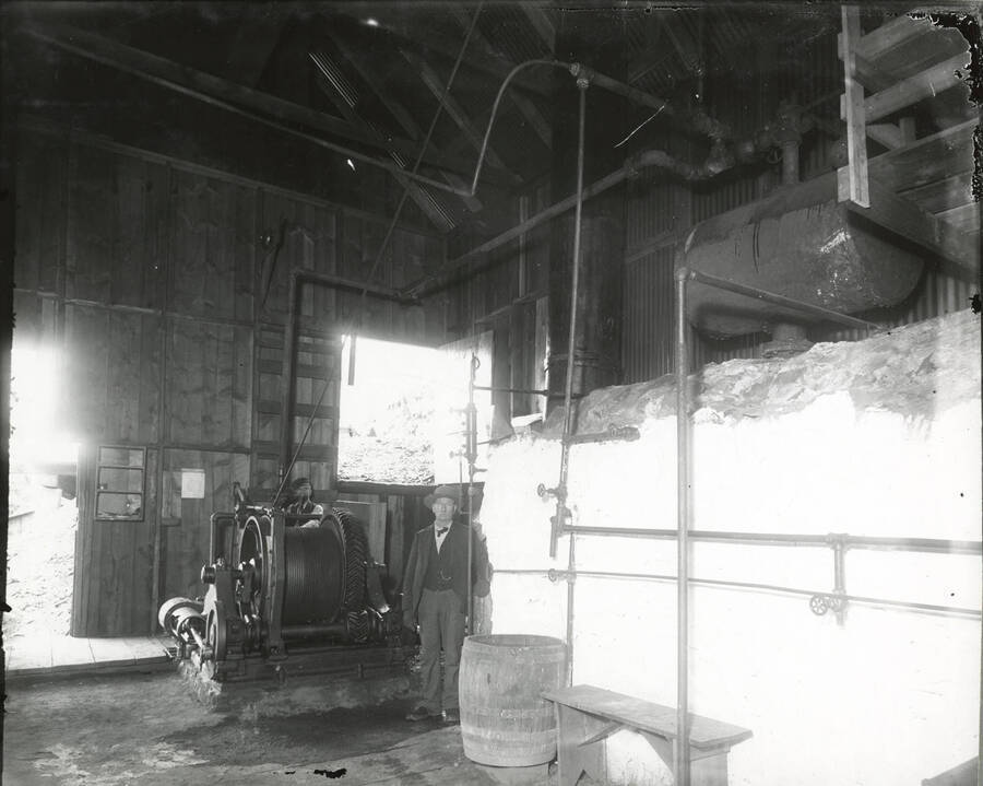 The interior of Evolution Mine, at the entryway, in Osburn, Idaho.