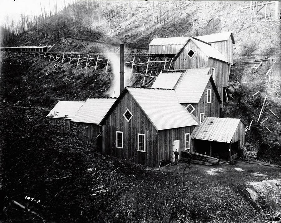 Image of Golden Chest Mine, a gold mine near Murray, Idaho.