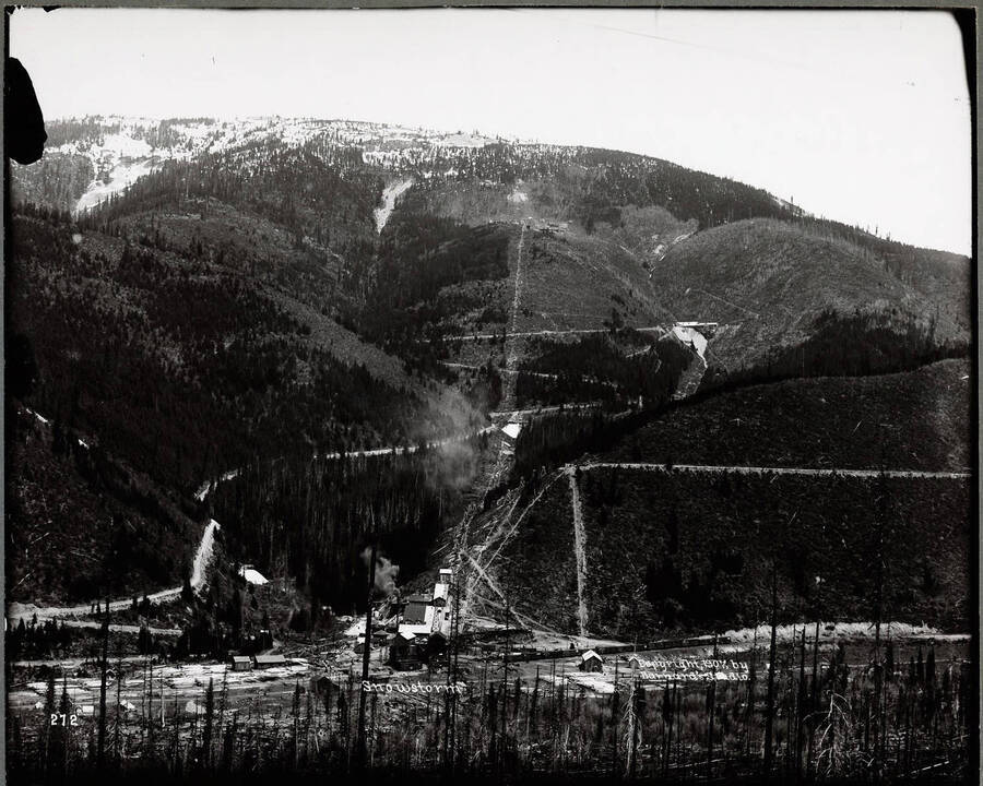Photograph of the Snowstorm Mine, taken from a distance.