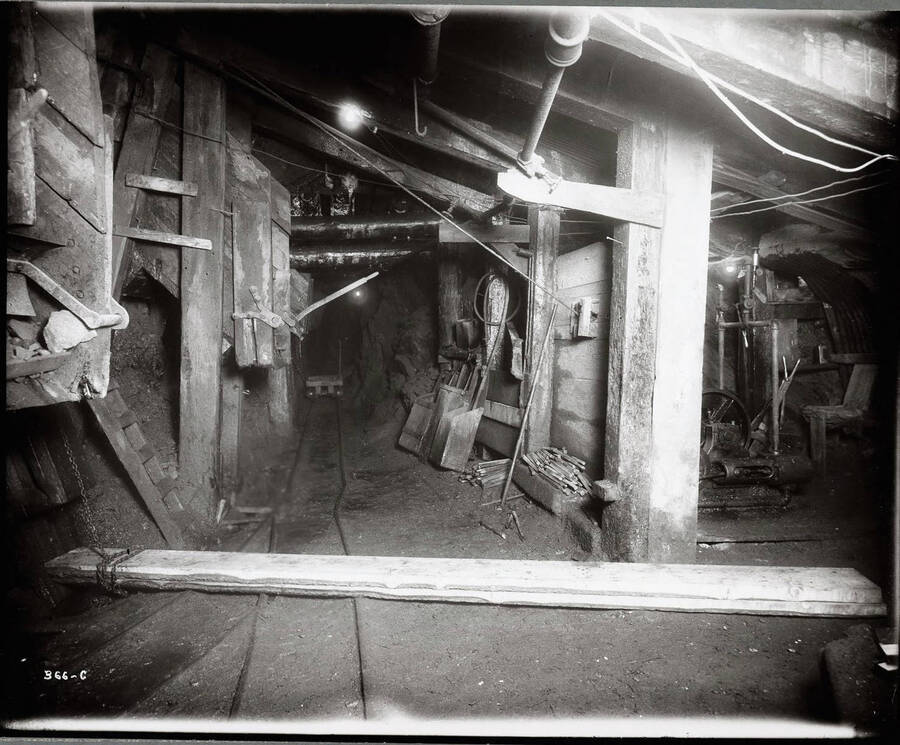 Interior of the underground mine