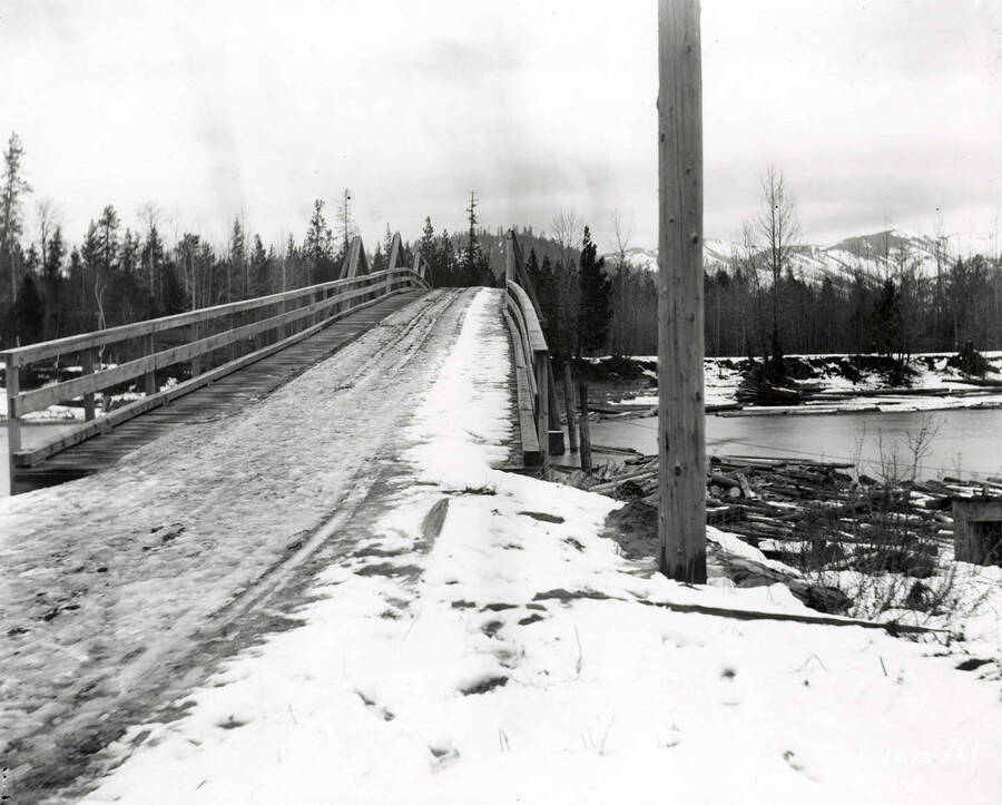 Log Jam in Dudley, Idaho, January 13, 1921.