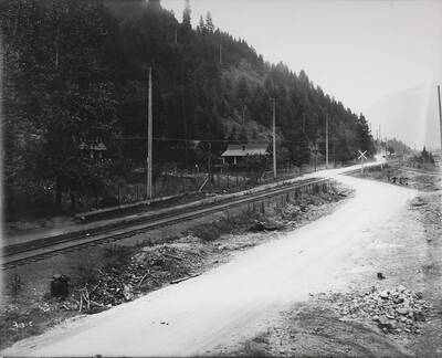 Road east of Wallace, Idaho for Lemieux case