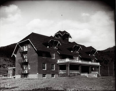 Outside view of the poor house