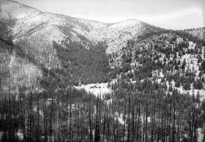 Winter Scene of the mine