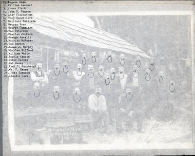 First underground crew at Hercules.