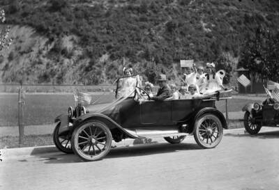 Float for July 4, 1921 parade.