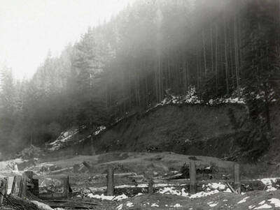 View of the mine on Rock Creek, west of Mullan, Idaho.