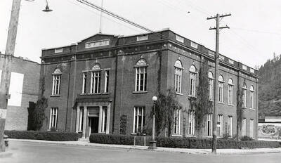 Elks Temple, located on the corner of Cedar and 5th Street in Wallace, Idaho.