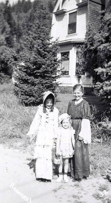 Children in costume for the Mullan 49'er parade in Mullan, Idaho.