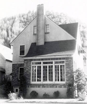 A photograph of a house in Wallace, Idaho, taken for Mortimer Hull Real Estate.