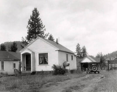 A real estate photograph of a home near Wallace, Idaho, taken for Idaho First National Bank.
