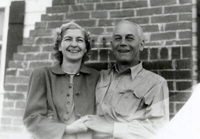 Relatives of Nellie Stockbridge on her farm near Wallace, Idaho.