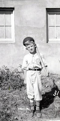 A child in costume during the 49'er Parade in Mullan, Idaho.