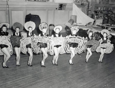 Children dancing in the Grote dancing class in Wallace, Idaho.