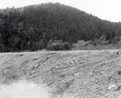 A roadside path near the infirmary in Wallace, Idaho. Taken for Clayton Keane.