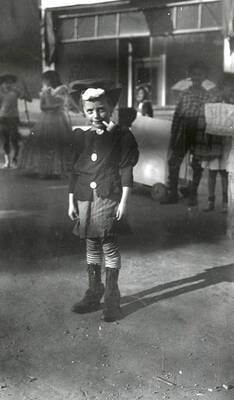 Children dressed up for the children's parade during Mullan 49'er parade in Mullan, Idaho.