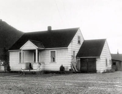 A real estate photograph of a home near Wallace, Idaho, taken for Idaho First National Bank.