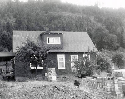 A real estate photograph of a home near Wallace, Idaho, taken for Idaho First National Bank.