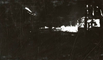View of the "Big Burn" forest fire of 1910 in Wallace, Idaho.