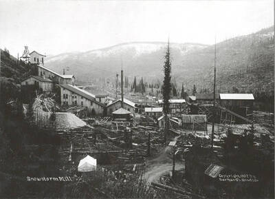 Snowstorm Mill, outside of Mullan, Idaho.