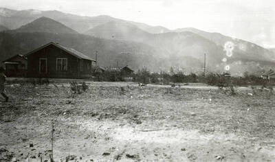 The Sunnyside Addition in Kellogg, Idaho during the flood of 1933.