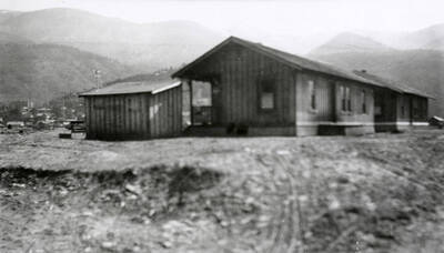 The Sunnyside Addition in Kellogg, Idaho during the flood of 1933.