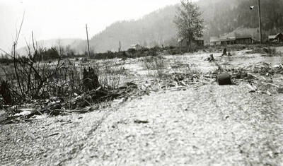 The Sunnyside Addition in Kellogg, Idaho during the flood of 1933.